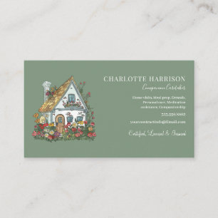 Tarjeta De Visita Código QR de Servicios de atención domiciliaria pr