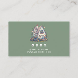 Tarjeta De Visita Código QR de Servicios de atención domiciliaria pr