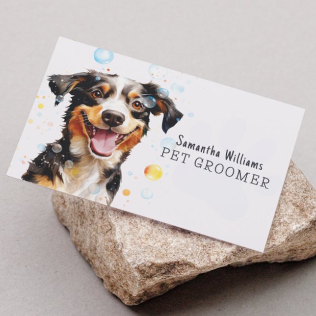 Tarjeta De Visita Código QR de servicios de Grooming de mascota (Subido por el creador)