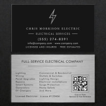 Código QR de Servicios Eléctricos Profesional