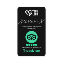 Código QR de solicitud de revisión de TripAdvisor 