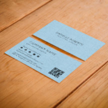 Código QR de textura de línea azul clara