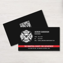 Código QR del bombero del Departamento de bomberos