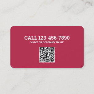 Tarjeta De Visita Código QR del detective del investigador privado