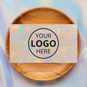 Tarjeta De Visita Código QR del logotipo de la Piedra Óptica