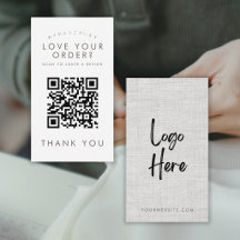 Código QR del logotipo de tela gris moderna Deja u
