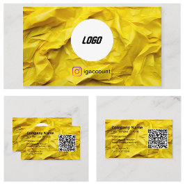 Tarjeta De Visita Código QR del logotipo del servicio de eliminación