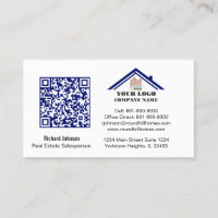 Código QR del logotipo profesional inmobiliario