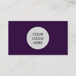 Tarjeta De Visita Código QR del logotipo profesional simple de la me