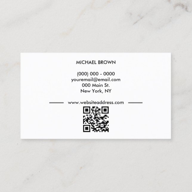 Tarjeta De Visita Código qr del Médico de Enfermeras cardiacas de St (Reverso)