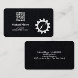 Tarjeta De Visita Código QR del Personalizado de soldadura premium