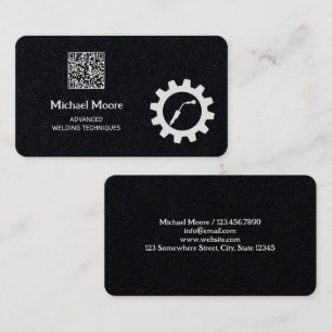 Tarjeta De Visita Código QR del Personalizado de soldadura premium