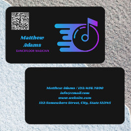 Tarjeta De Visita Código QR del Personalizado DJ