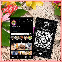 Tarjeta De Visita Código QR del profesional de la construcción