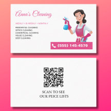 Código QR del servicio de limpieza de casa de donc
