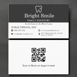 Tarjeta De Visita Código QR Dentista Odontología