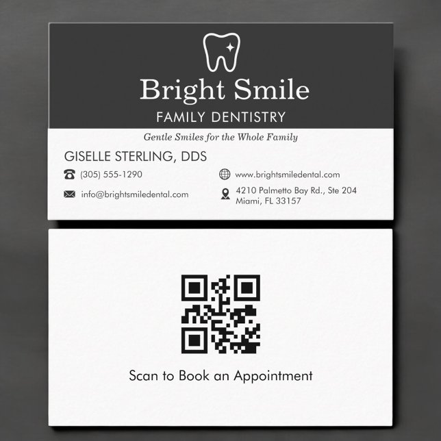 Tarjeta De Visita Código QR Dentista Odontología (Subido por el creador)