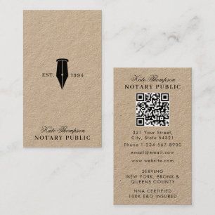 Tarjeta De Visita Código QR elegante y sofisticado para Agente de Fi