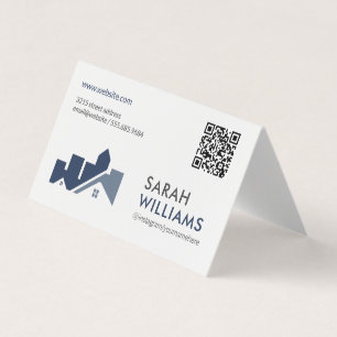Tarjeta De Visita Código QR   Hogar inmobiliario