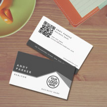 Código QR | Inmobiliaria genérica, minimalista gri