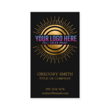 Código QR Logotipo comercial Negro