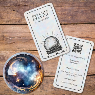 Tarjeta De Visita Código QR medio óptico para la bola de cristal