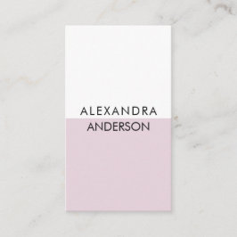 Tarjeta De Visita Código QR mínimo de monograma profesional elegante