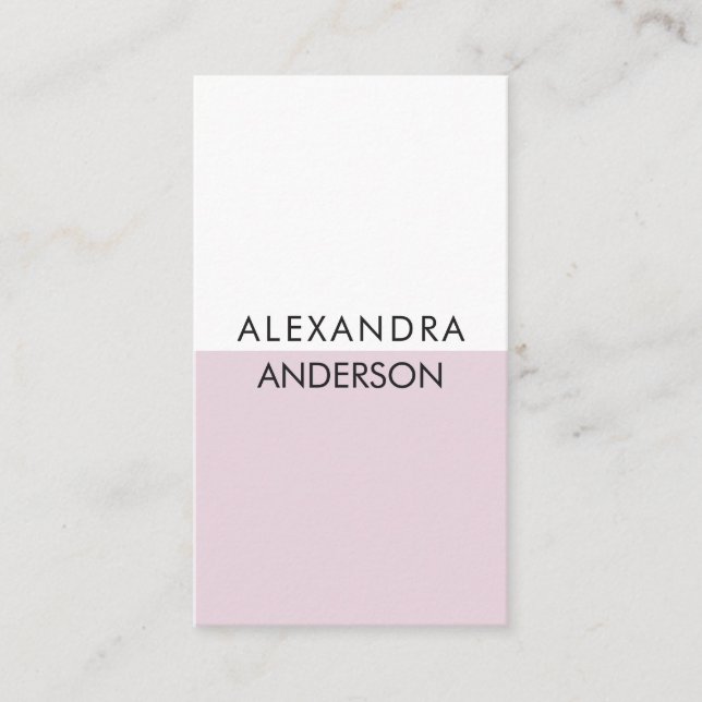 Tarjeta De Visita Código QR mínimo de monograma profesional elegante (Anverso)