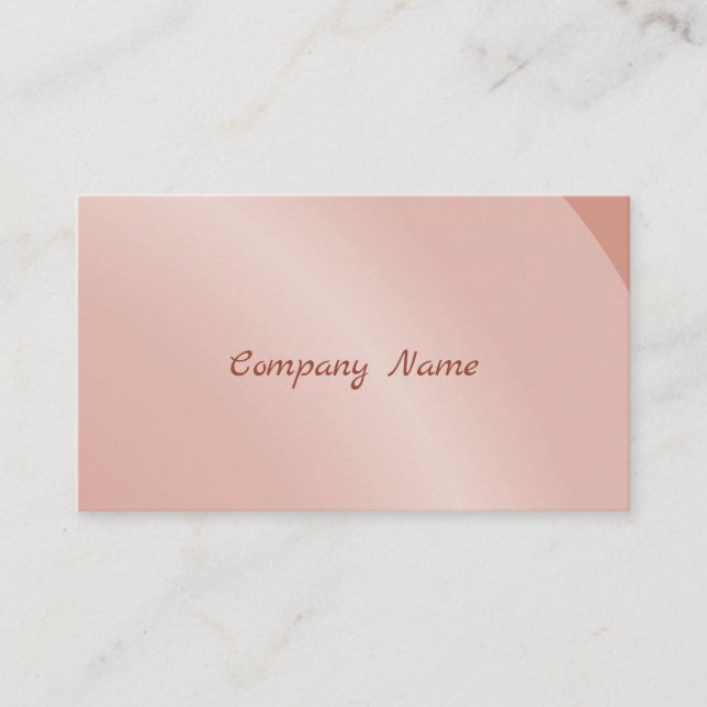 Tarjeta De Visita Código Qr Moderado Salmon Moderno Neat Sombreado (Anverso)