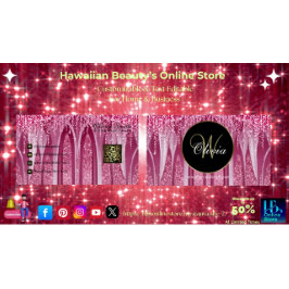 Tarjeta De Visita Código QR monograma Elegante Esparkle rosa