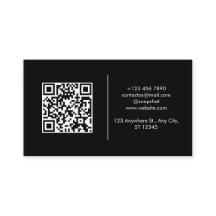 Código QR oscuro moderno