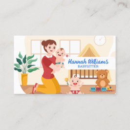 Tarjeta De Visita Código QR para bebés