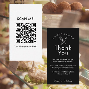 Tarjeta De Visita Código QR para dejar una reseña del rodillo de big