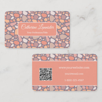 Tarjeta De Visita Código QR para el conglomerado de pastas pasteles