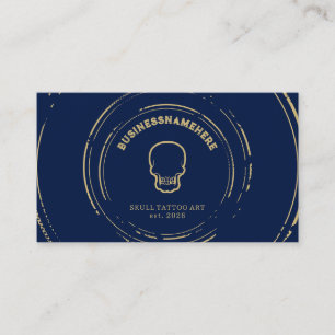 Tarjeta De Visita Código QR para el estudio de pérdida de tatuaje de