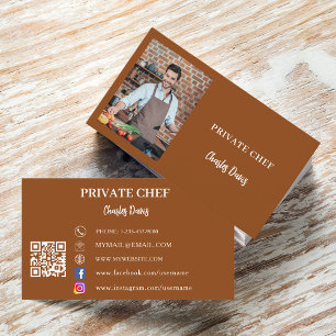 Tarjeta De Visita Código QR para la restauración de la foto en color