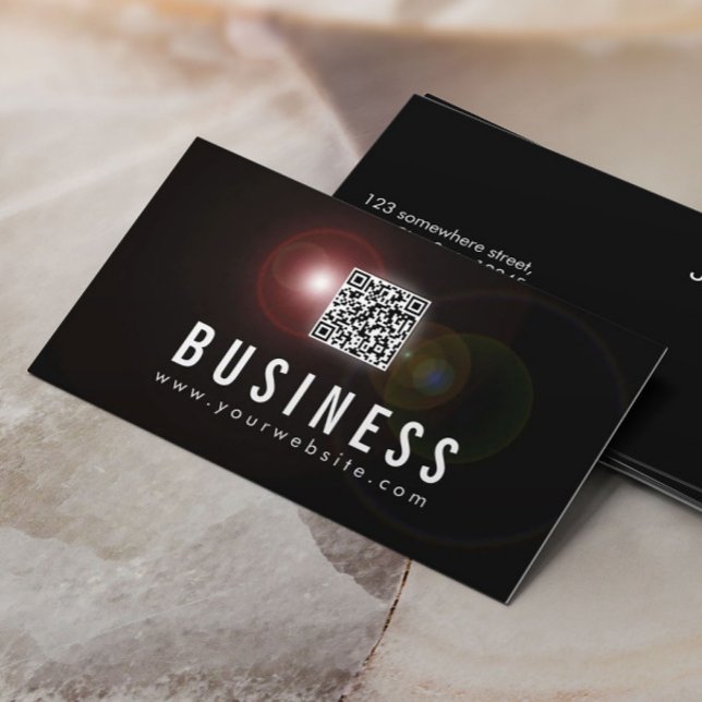 Tarjeta De Visita Código QR para lentes de música de DJ (Subido por el creador)