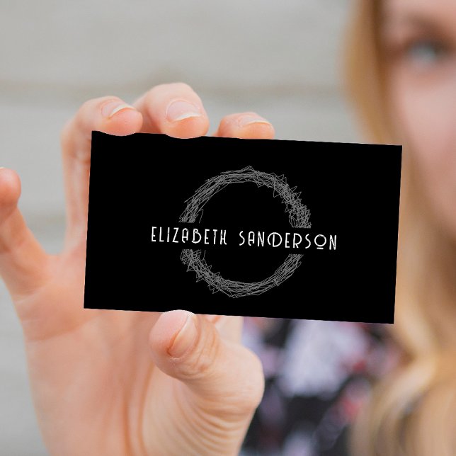 Tarjeta De Visita Código QR para Negocio Moderno (Subido por el creador)