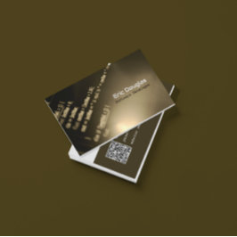 Tarjeta De Visita Código QR para Profesional Tecnológico de Software