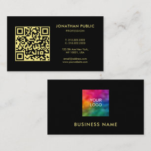 Tarjeta De Visita Código QR personalizado con el logotipo de su empr
