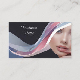 Tarjeta De Visita Código QR personalizado de belleza profesional