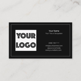 Tarjeta De Visita Código QR personalizado de su logotipo para market