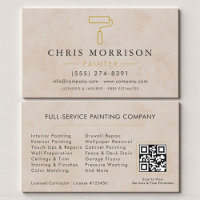 Código QR Profesional de Pintor de Hogar