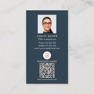 Tarjeta De Visita Código QR profesional Fotografía inmobiliaria si