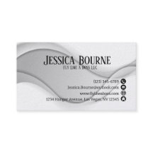 Código QR profesional mínimo Plata blanca