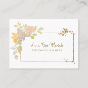 Tarjeta De Visita *~* CÓDIGO QR - Purpurina Pastel Elegante