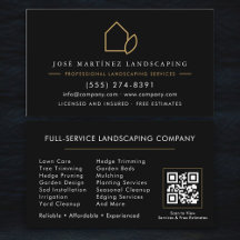 Código QR Servicio de Césped Jardinería