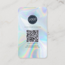 Tarjeta De Visita Código QR Sitio Web de la Compañía de Medios Socia