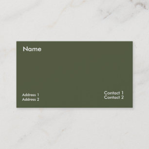 Tarjeta De Visita código QR verde oscuro y rico