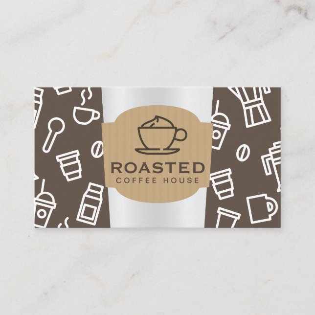 Tarjeta De Visita Coffee Barista (Anverso)